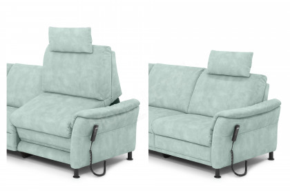 Emilia-LE25 von PM Oelsa - Eckcouch links mint