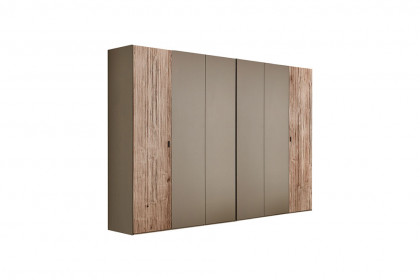 Plan von Thielemeyer - Schlafzimmerschrank 6-türig fango mit Spaltholz
