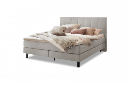 Pronto von Hasena - Boxspringbett Donna in Lightgrey