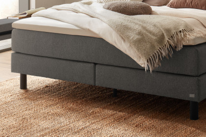 Pronto von Hasena - Boxspringbett Donna in Grey