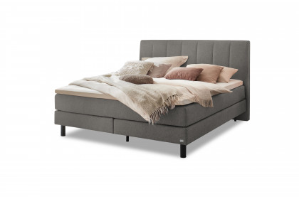 Pronto von Hasena - Boxspringbett Donna in Grey