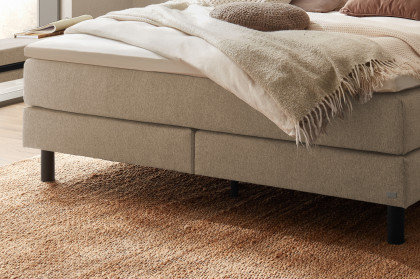 Pronto von Hasena - Boxspringbett Donna in Sand