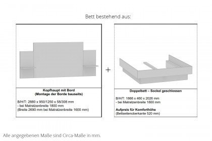 Meran von Schösswender - Schlafzimmer Altfichte - kaschmir optimatt