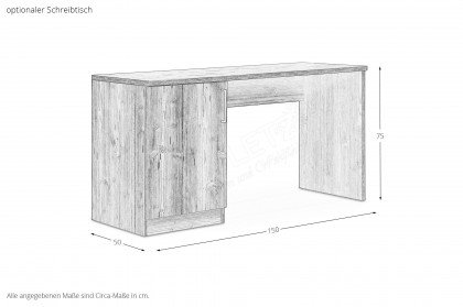Meran von Schösswender - Schlafzimmer Altfichte - kaschmir optimatt