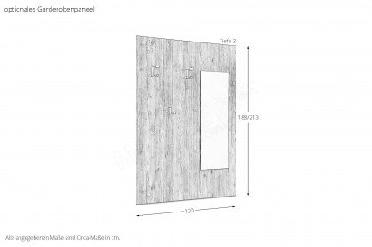 Meran von Schösswender - Schlafzimmer Altfichte - kaschmir optimatt