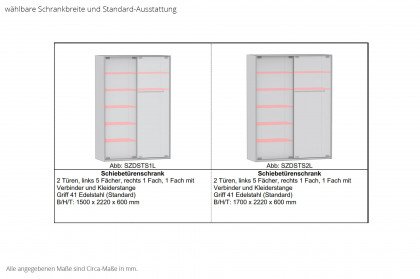 Meran von Schösswender - Schlafzimmer Altfichte - kaschmir optimatt