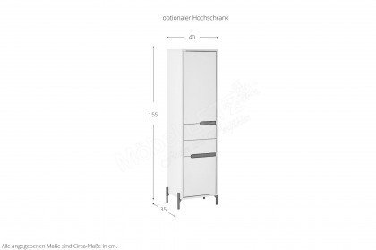 Avanto von BEGA - Badezimmerset in Hellgrau matt