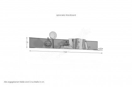 Selino von Hartmann - Sideboard Kerneiche/ Birke anthrazit 