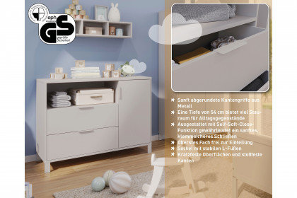 GW-Alkmaar von GERMANIA - Babyzimmer-Set mit breiter Wickelkommode