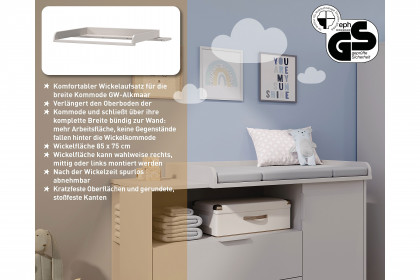 GW-Alkmaar von GERMANIA - Babyzimmer-Set mit breiter Wickelkommode