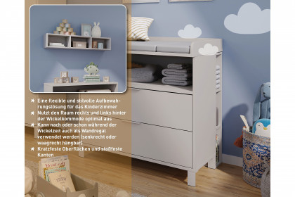 GW-Alkmaar von GERMANIA - Babyzimmer-Set mit breiter Wickelkommode