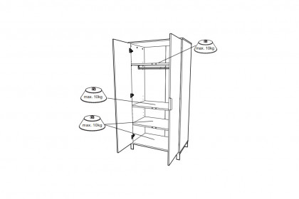 GW-Alkmaar von GERMANIA - Babyzimmer-Set mit breiter Wickelkommode