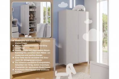 GW-Alkmaar von GERMANIA - Babyzimmer-Set mit breiter Wickelkommode