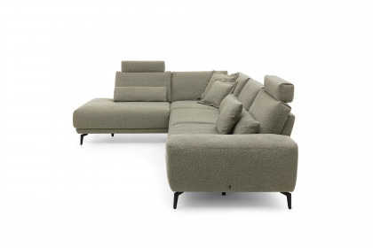MR 290 von Musterring - Couchgarnitur links lind