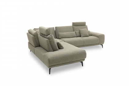 MR 290 von Musterring - Couchgarnitur links lind