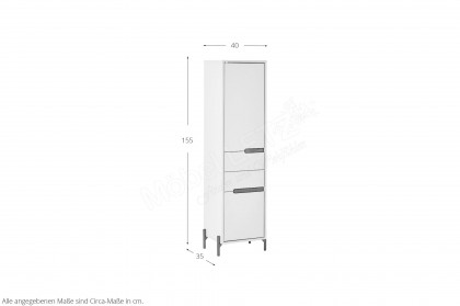 Avanto von BEGA - Hochschrank in Hellgrau