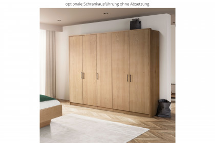 Meran von Schösswender - Drehtürenschrank Wildeiche - schwarz optimatt