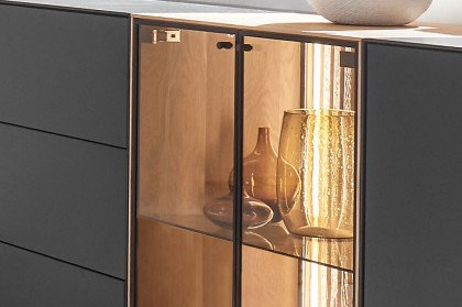 Selino von Hartmann - Sideboard 4222 Kerneiche natur/ Birke anthrazit 