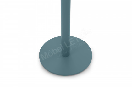 Henri-living von SCHÖNER WOHNEN - Beistelltisch in Lack taubenblau, mit Rillenstruktur