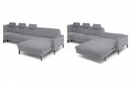 ZE-EM20028 von Zehdenick - Wohnlandschaft Variante links grey