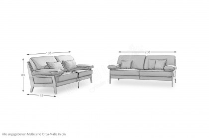 Catania von Schröno - Polster-Duo braun