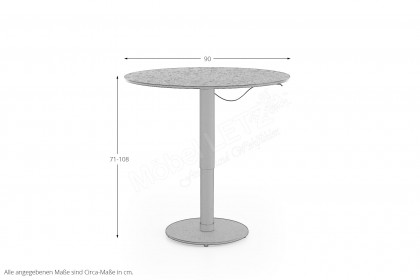 Ben-Pub von Niehoff Sitzmöbel - Bartisch mit HPL Tischplatte