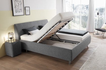 Trento von RUF Betten - Polsterbett anthrazit 180 x 200 cm