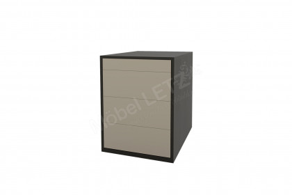 Kara-Frame von Musterring - höhenverstellbarer Schreibtisch in Eiche graphit