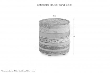 Opera-LE22 von Schröno - Polsterecke braun