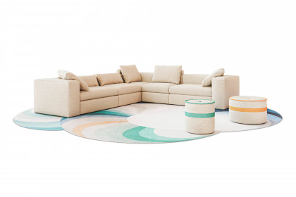 Opera-LE22 von Schröno - Eckcouch creme