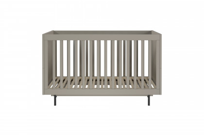 GW-Tomino von GERMANIA - Babyzimmer-Set steingrau Schrank, Bett & Wiko