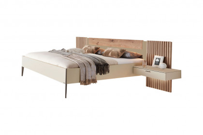 Plan von Thielemeyer - Schlafzimmer-Set champagner mit Lamellen Wildeiche