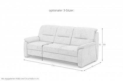 PP-HS10002 von Polipol - Einzelsofa beige