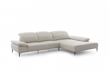 24470 Tavaroo von Willi Schillig - Ledergarnitur Variante rechts greige