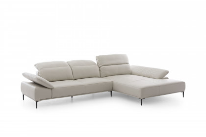 24470 Tavaroo von Willi Schillig - Ledergarnitur Variante rechts greige