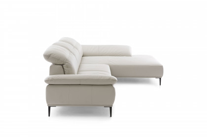 24470 Tavaroo von Willi Schillig - Ledergarnitur Variante rechts greige