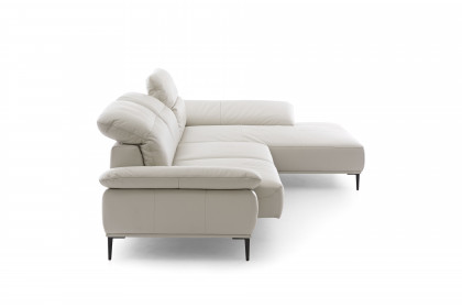 24470 Tavaroo von Willi Schillig - Ledergarnitur Variante rechts greige