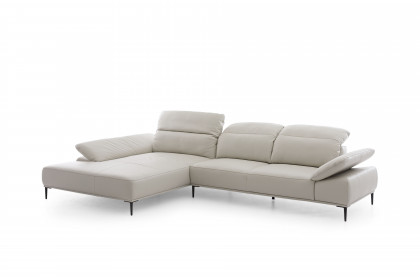 24470 Tavaroo von Willi Schillig - Ledergarnitur Variante links greige