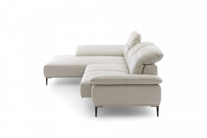 24470 Tavaroo von Willi Schillig - Ledergarnitur Variante links greige