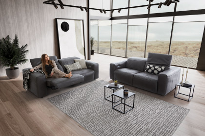 34000 Dwayne von Willi Schillig - Ledergarnitur graphite