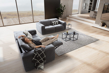 34000 Dwayne von Willi Schillig - Ledergarnitur graphite