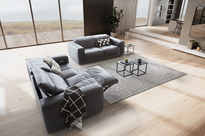 34000 Dwayne von Willi Schillig - Ledergarnitur graphite