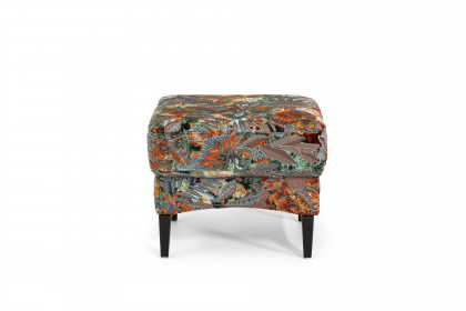 Duett von PM Oelsa - Sessel mit Hocker smaragd