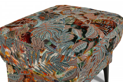 Duett von PM Oelsa - Sessel mit Hocker smaragd