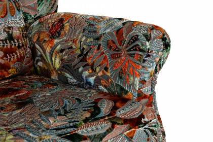 Duett von PM Oelsa - Sessel mit Hocker smaragd