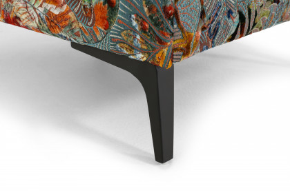 Duett von PM Oelsa - Sessel mit Hocker smaragd