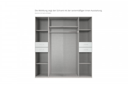 Danzig von Wimex - Kleiderschrank mit Passepartout weiß