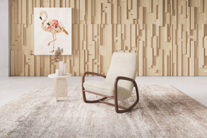 KOINOR Icky - Schaukelsessel beige