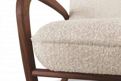 KOINOR Icky - Schaukelsessel beige