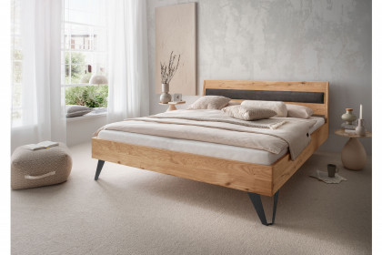 BE-0823 von GK Möbelvertrieb - Bett mit Polsterkopfteil 180x200 cm